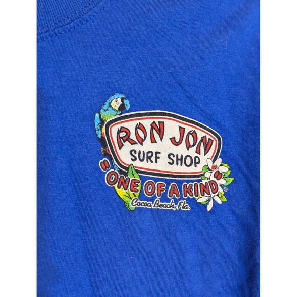 Ron Jon Surf Shop "One Of A Kind" Parrot Print Long Sleeve T-Shirt Cocoa Beach R - Picture 3 of 9